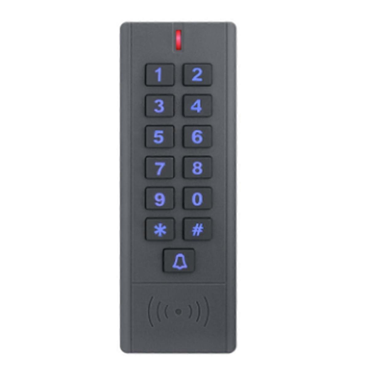 RFID Keypad with Proximity Entry for 125Khz Access Control, Waterproof Door Controller for 1000 Users, DC 12V-24V
