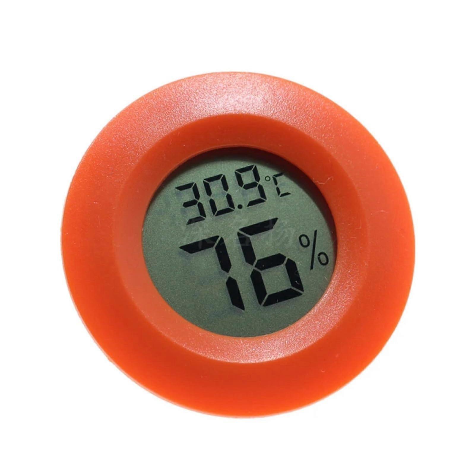 Thermometer Hygrometer Mini LCD Display Digital Temperature Humidity Meter Indoor Use Red