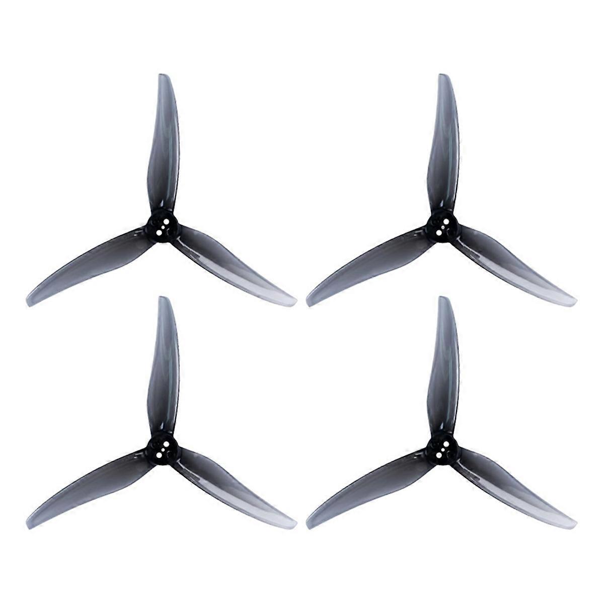 2Pairs 4525 3-Blade PC Propeller for 2004 Motor Transparent Grey