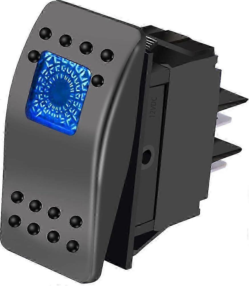 12V 20 Amp Toggle Switch Waterproof Red LED On/Off Boat Marine Rocker Switch with Light RK