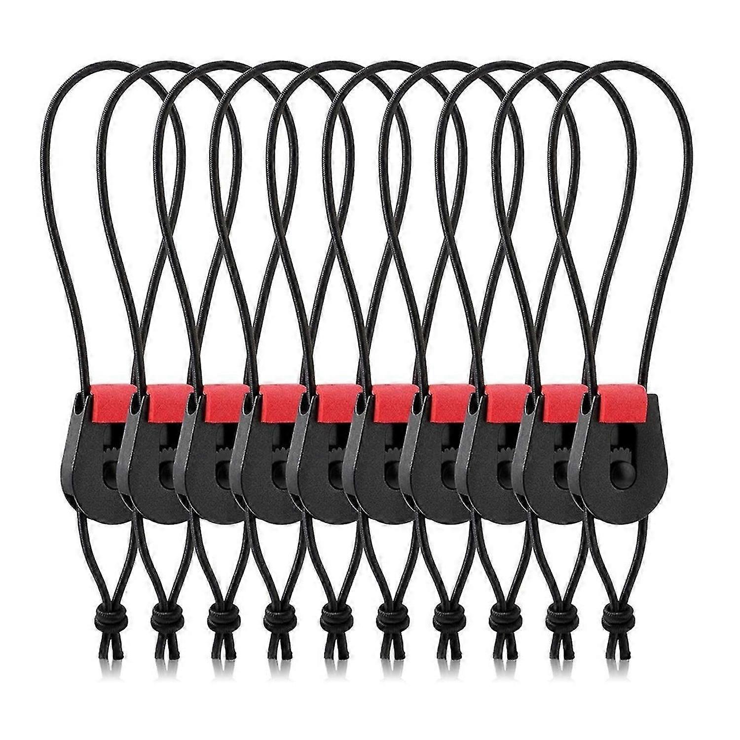 10 Pcs Adjustable Fishing Quick Rod Ties Stretchy Wrap Pole Straps