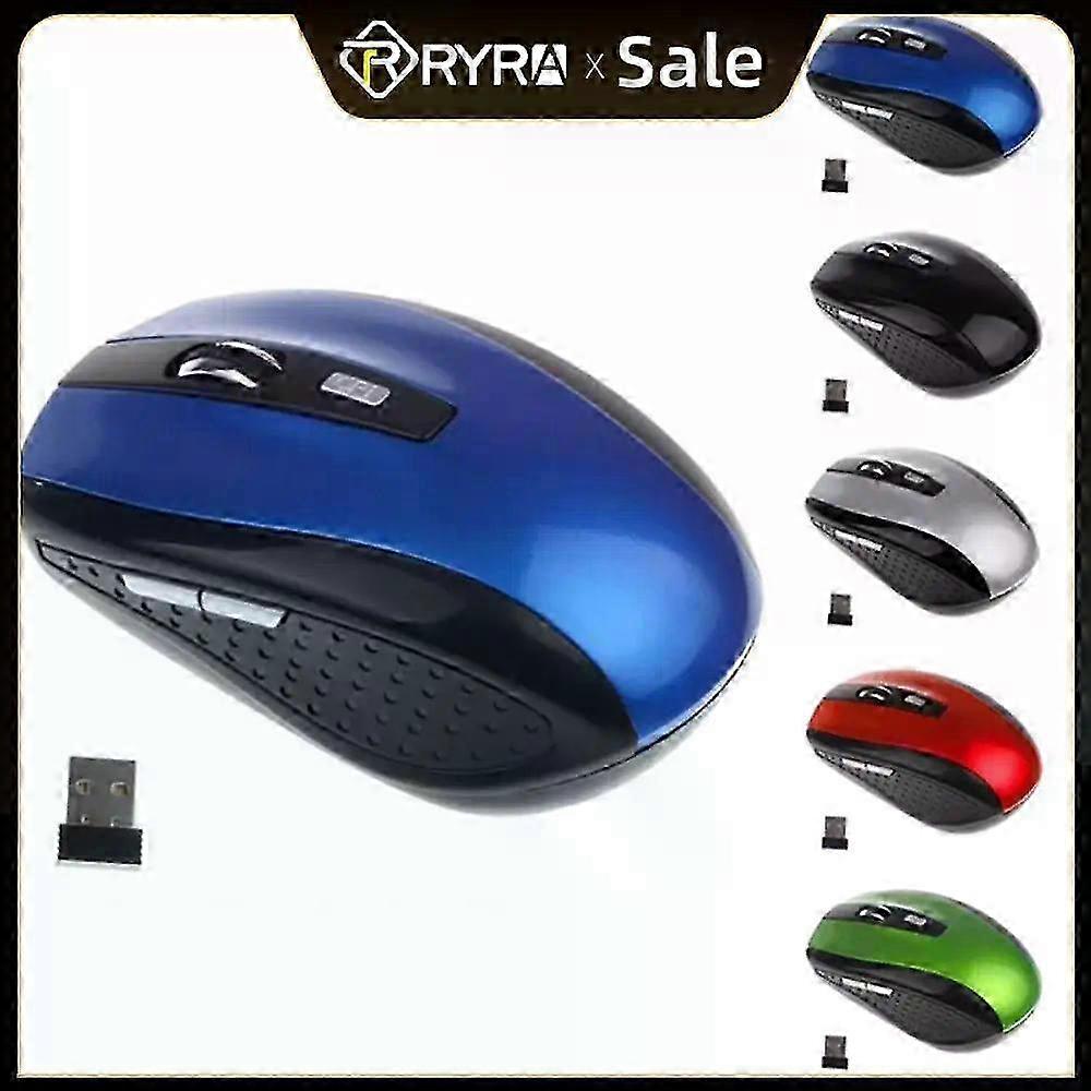 RYRA 2.4GHz Wireless Mouse Adjustable DPI Mouse 6 Buttons Optical Gaming Mouse Gamer Wireless Mice with USB Receiver for PC 2025