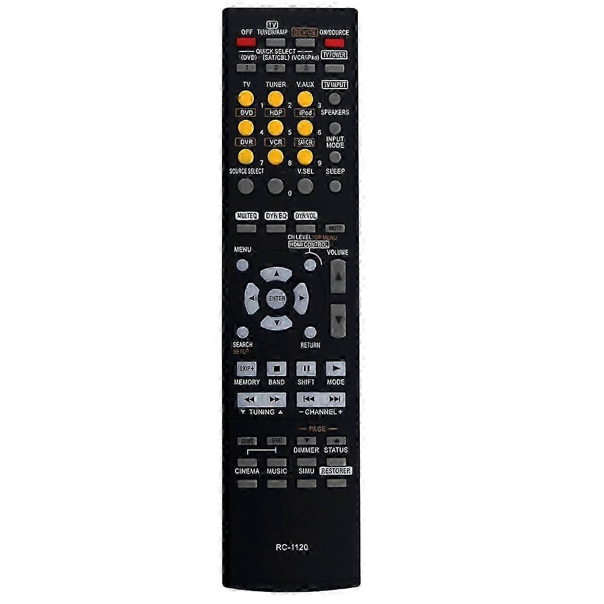 RC-1120 Télécommande pour pièces d’ampli-tuner AVR-590 DHT590BA AVR-1610 AVR-1910 AVR1802 AVR2506 AVR2803 AVR3805