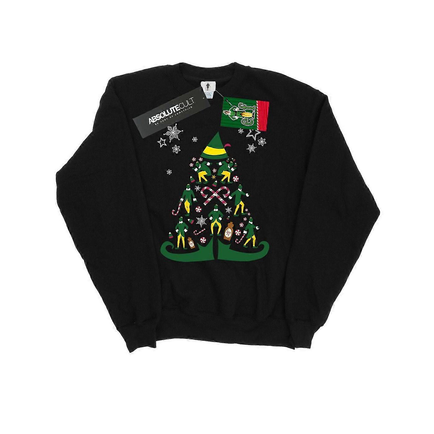 Elf Herren Weihnachtsbaum Sweatshirt