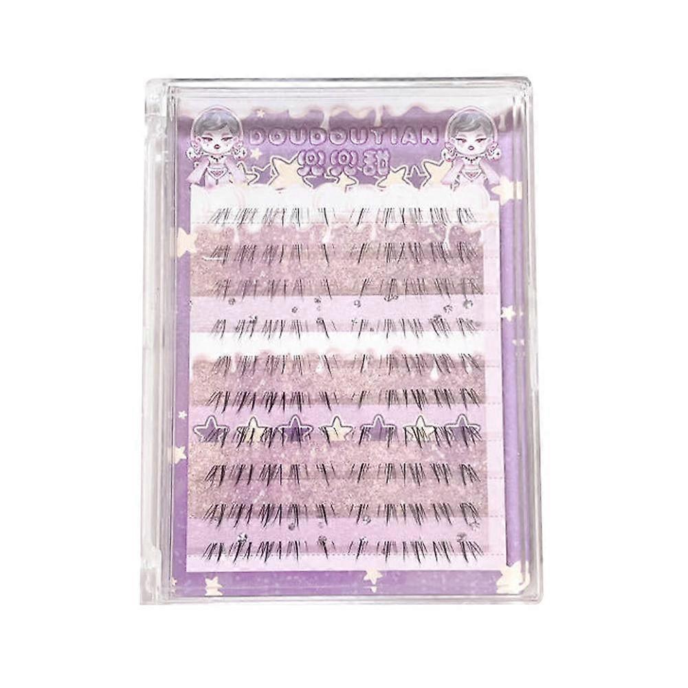 Lower Eyelashes Fly Diagonally, Imitating Hand Drawn Grafting Effect Eyelashes