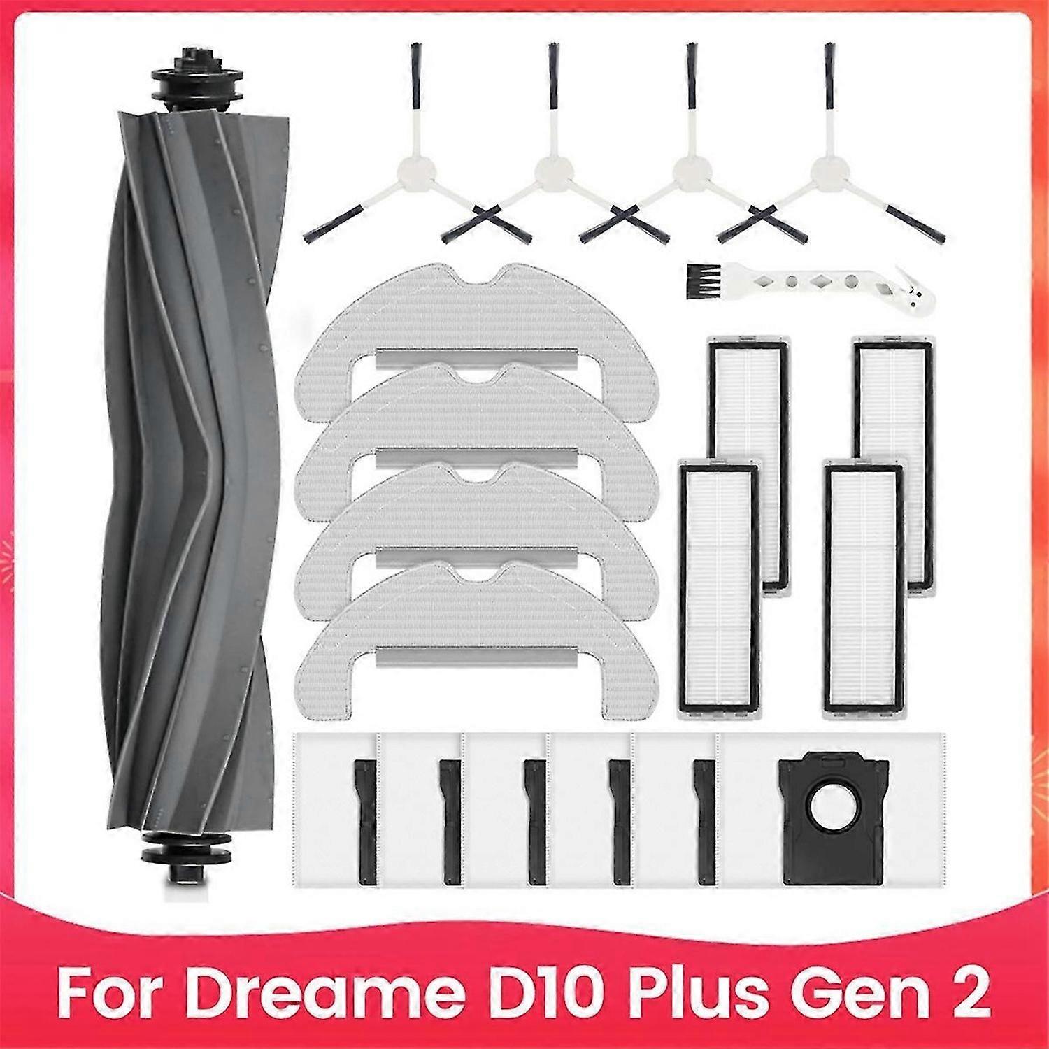 Replacement Accessories for Dreame D10 Plus Gen 2 Robot Vacuum