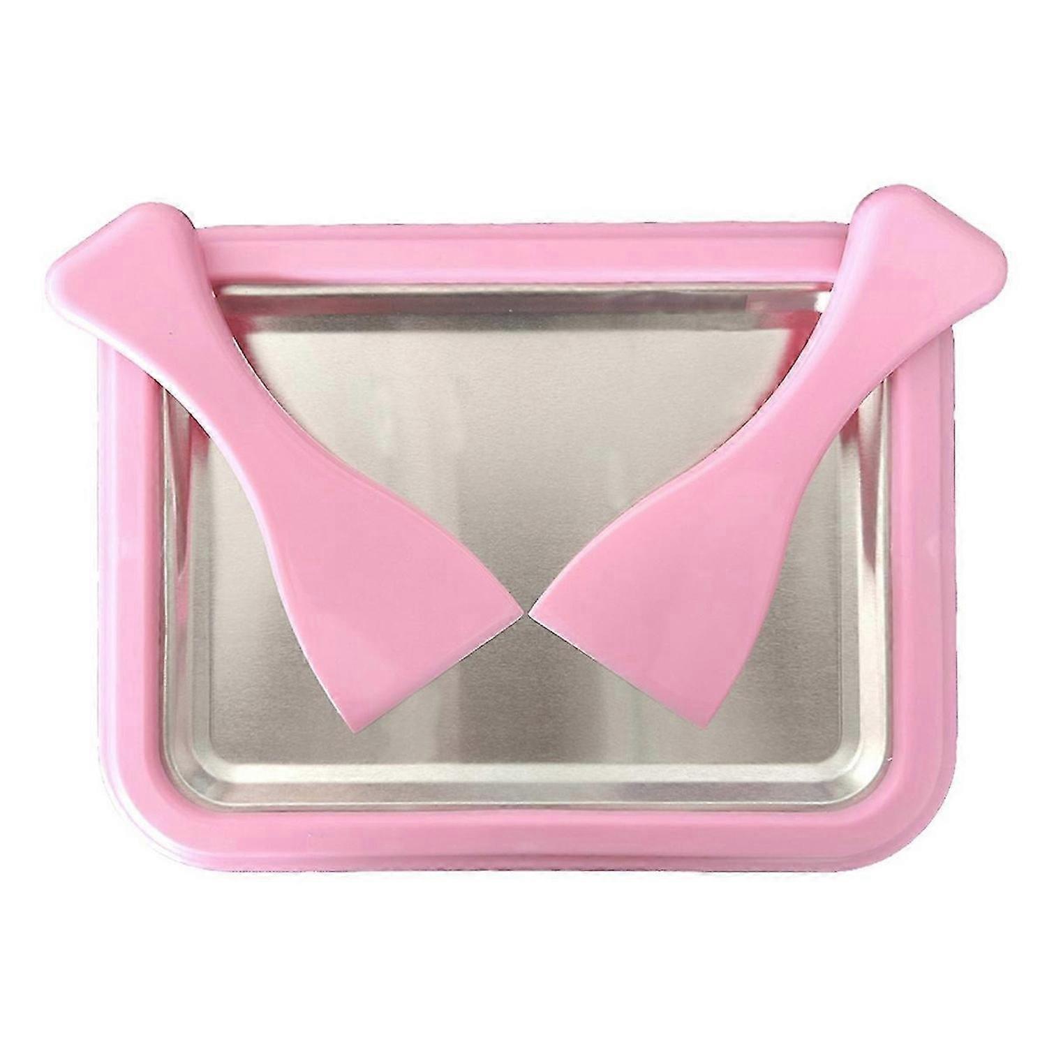 Fried Yogurt Machine Home-Made Mini Fried Ice Machine Pink