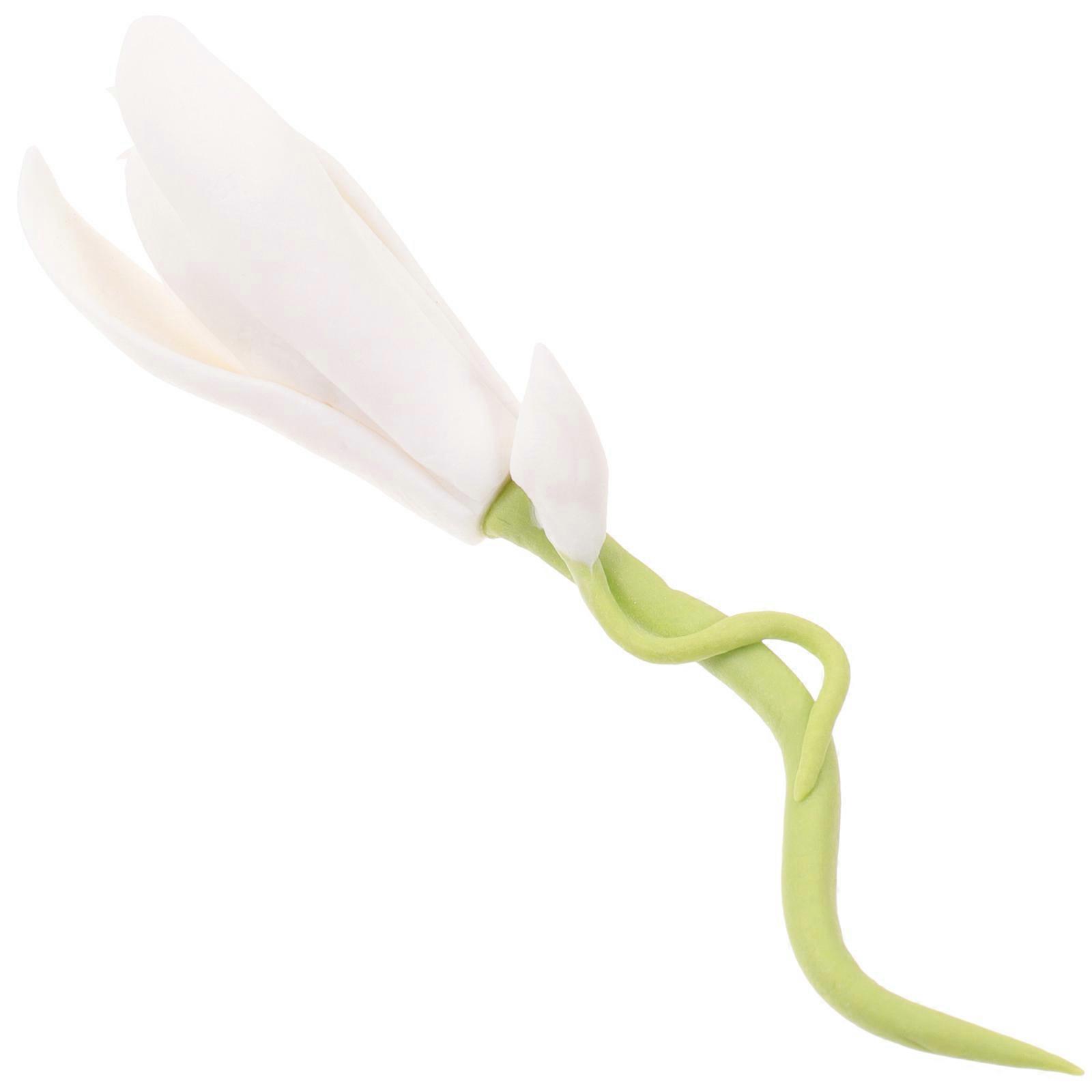 Tea Pet Ceramic Flower Decoration for Pen Rest Handmade Craft