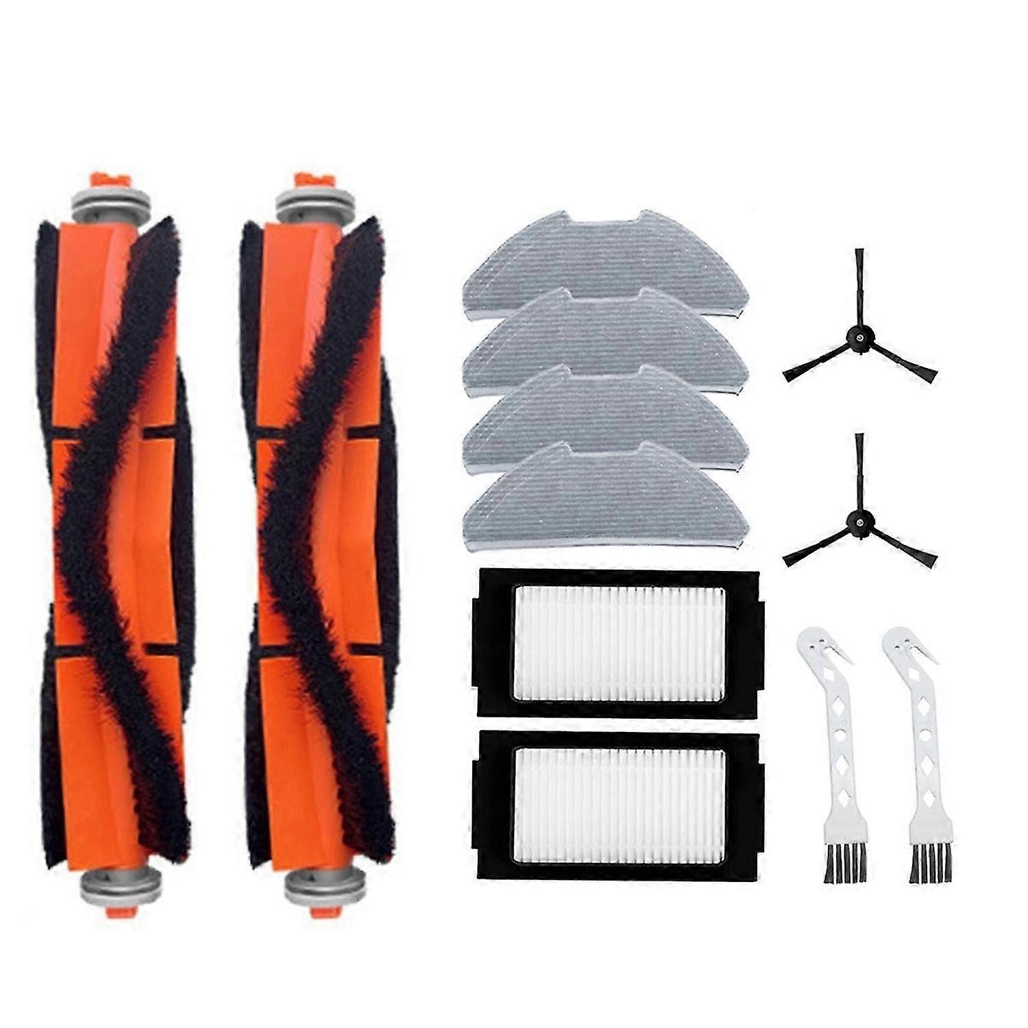For PROMJSTS1 Sweeping and Mopping Robot Main Brush and Side Brush Filter Cloth Replacement Parts Br