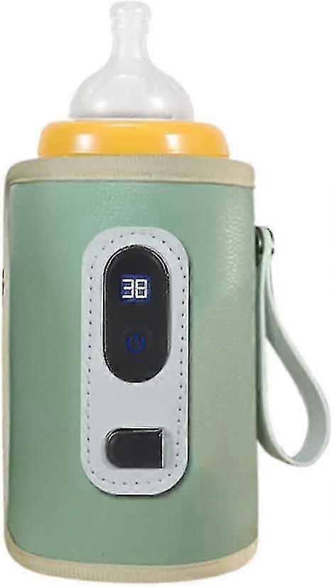 Scaldabiberon portatile, scaldabiberon per bambino, scaldabiberon usb con display LCD, aiutante caldo per bottiglie per latte, acqua