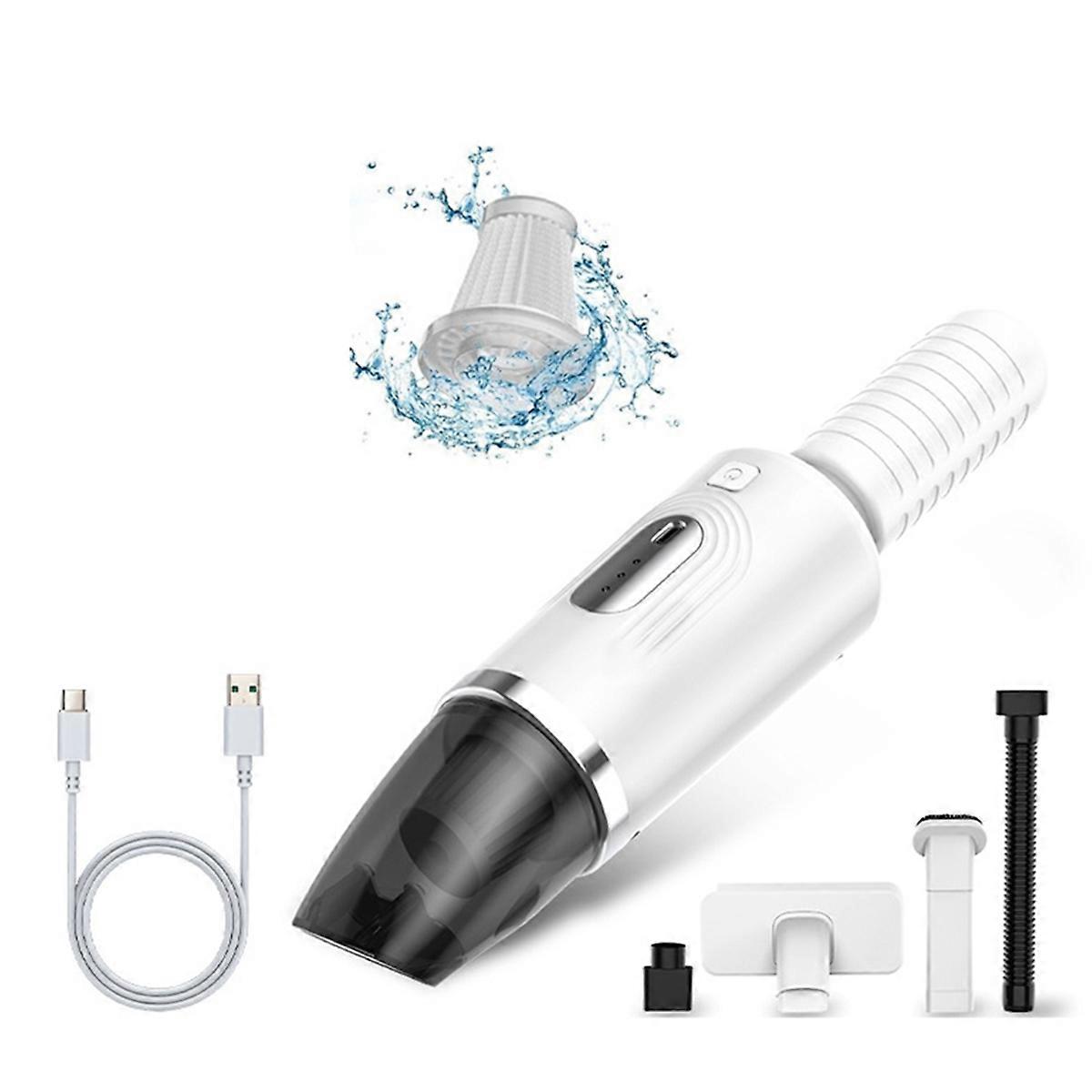 Car Vacuum Cleaner, Large Suction Household Wireless Handheld High-Power Blowing and Suction Desktop Dust Collector