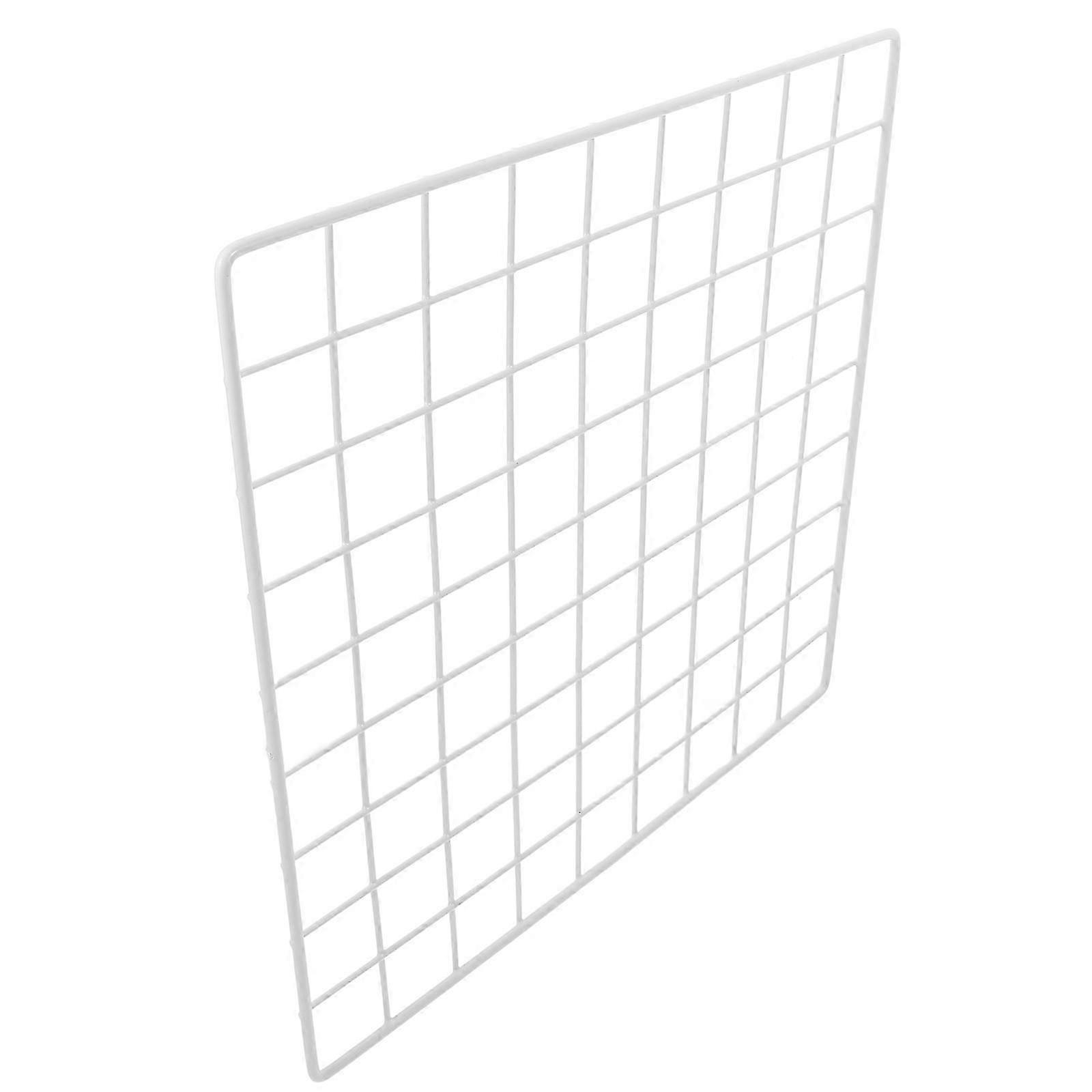 Wire Grid Wall Display Rack Multi-Functional Photo Grid Panel For Users In Kindergartens 1Pack