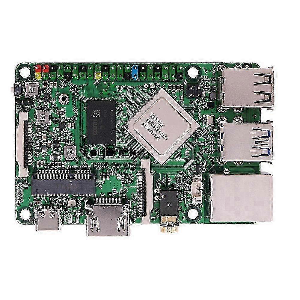 Compatibile con alcune marche Rock Pi 3a RK3568 Core - A55 RAM WiFi 6 + Bluetooth 5.0 Android 11 NPU Board (8GB)