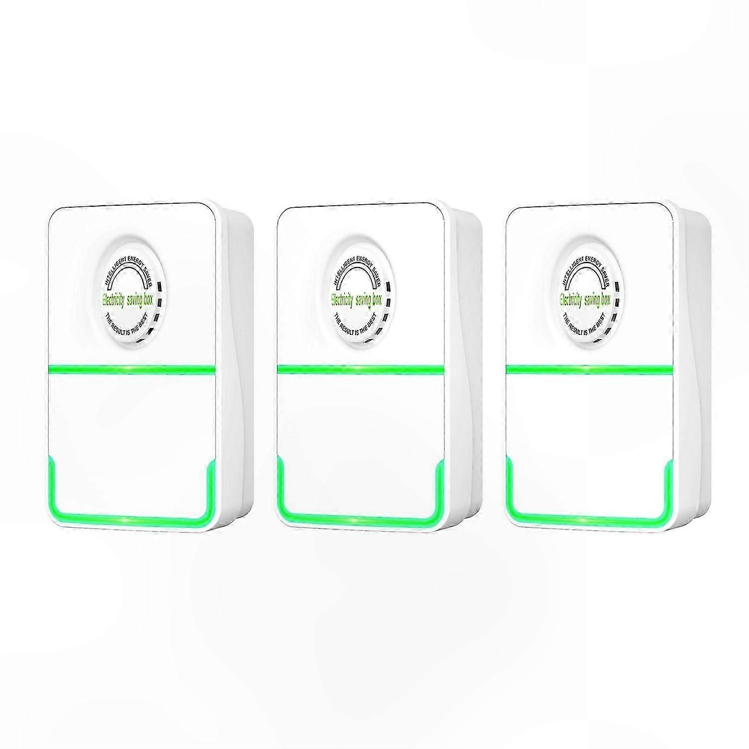 3PCS Energy Saving Device Electricity Box Voltage Stabilizer Surge Protector Smart Power Saver for H