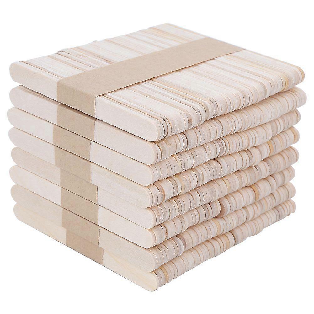 400PCS Wood Ice Cream Sticks for DIY Art Craft Project Wooden Handwork Making Set Accessories