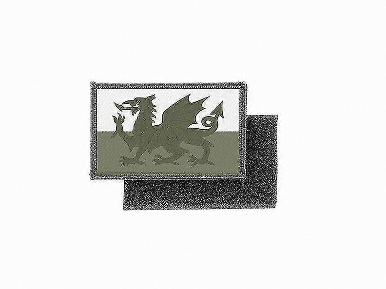 Printed Camouflage Patch Badge Wales Welsh Flag Emblem