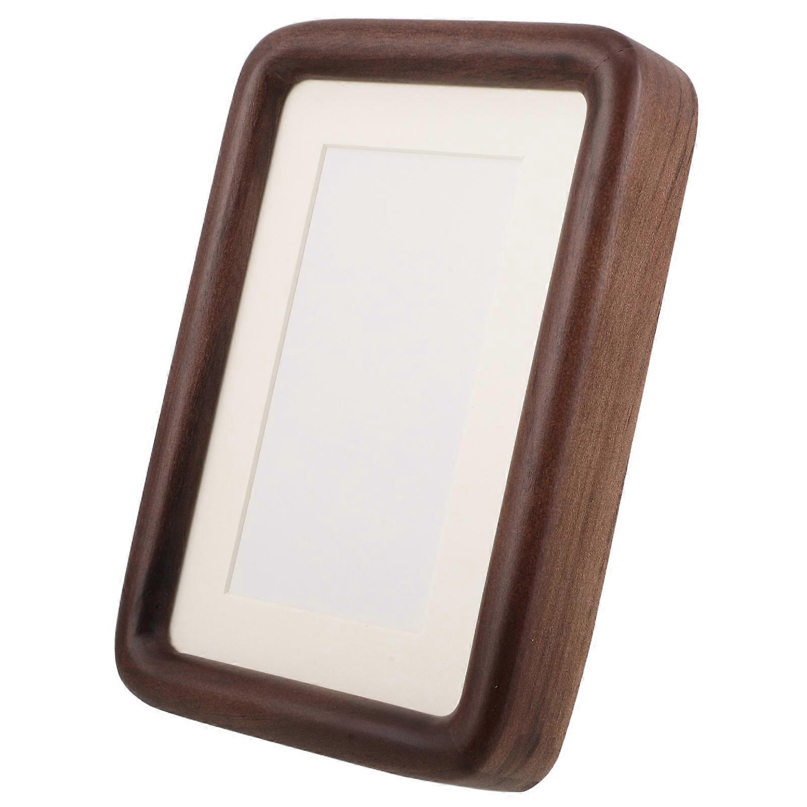 Wooden Picture Frame Desktop Display Rustic Style 3Pcs for Decor