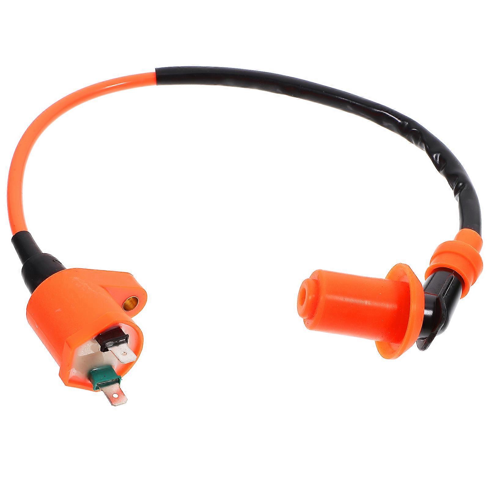 Motorcycle Ignition Coil Engine Replacement Part 5Pcs Set in Orange