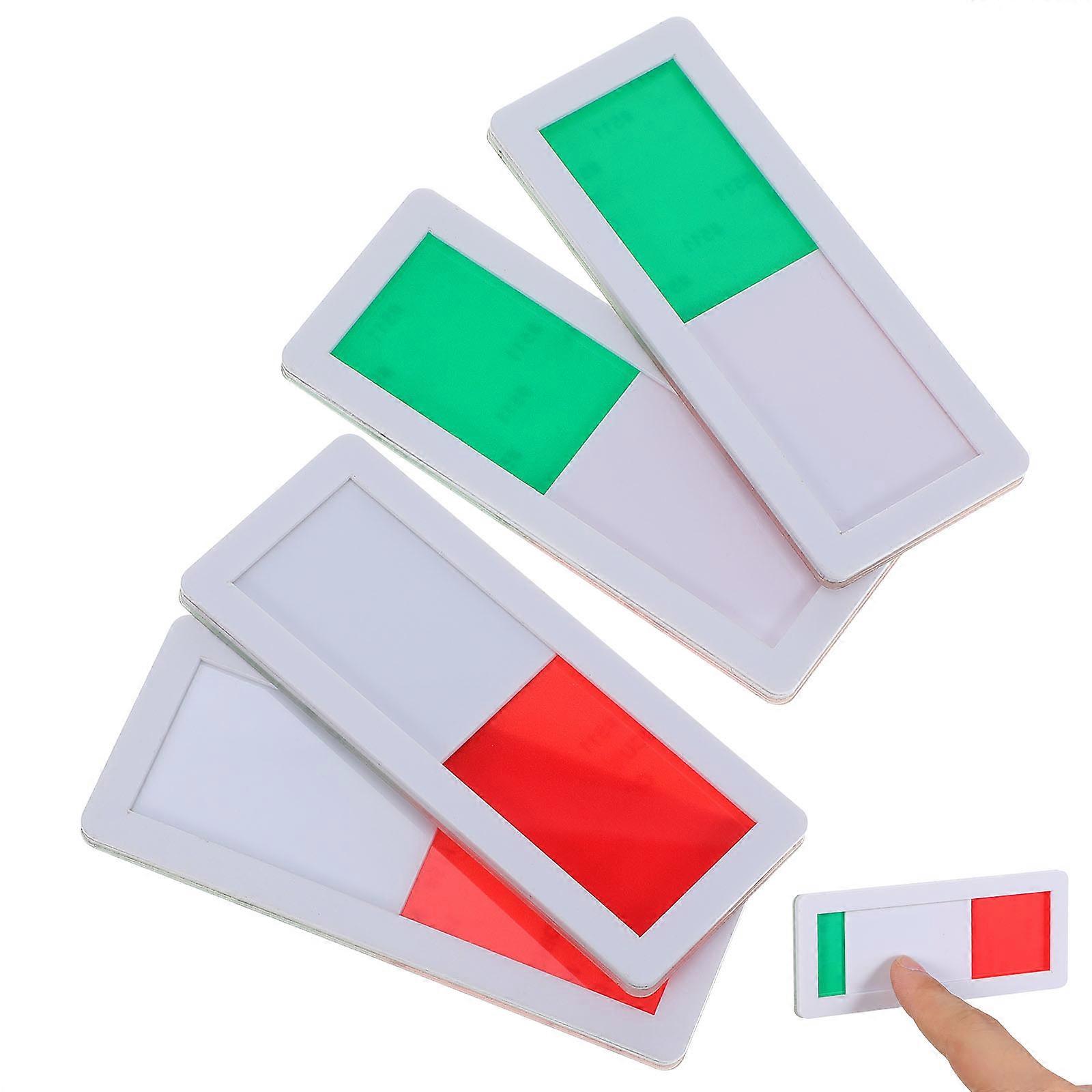 20 Pcs Vacant Occupied Signs For Busy Professionals Room Status Indication Acrylic Material