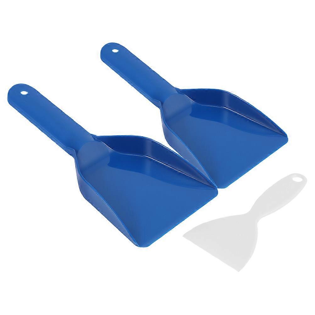 Multifunctional Ice Scrapers For Deep Freezer Cleaning 6 Pcs Rectangular Design Suitable For Outdoor Use Safe And Lightweight