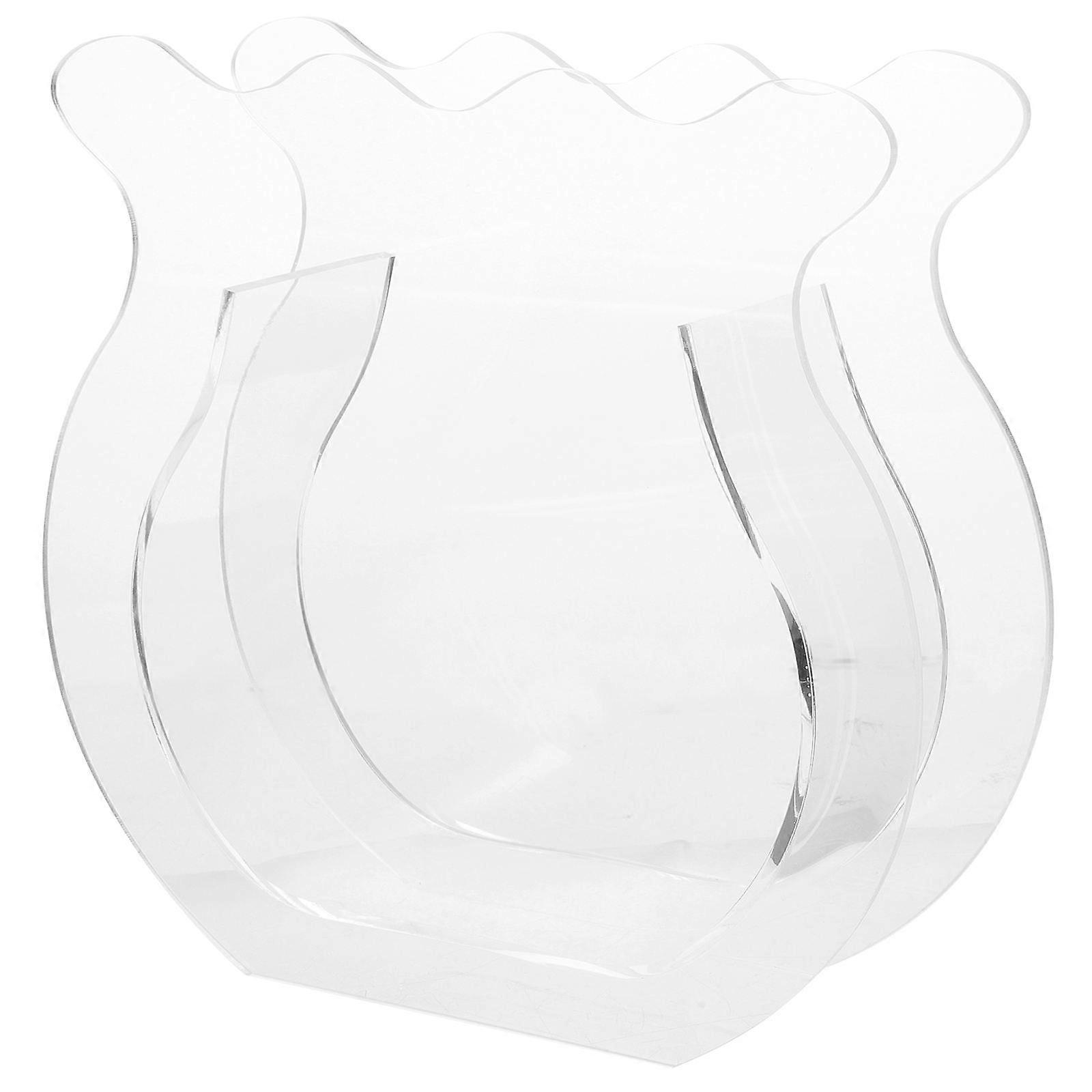 4Pcs Decorative Flower Holder Multi-Function Pot Designed For Office Home Decor Chic Geometric Style