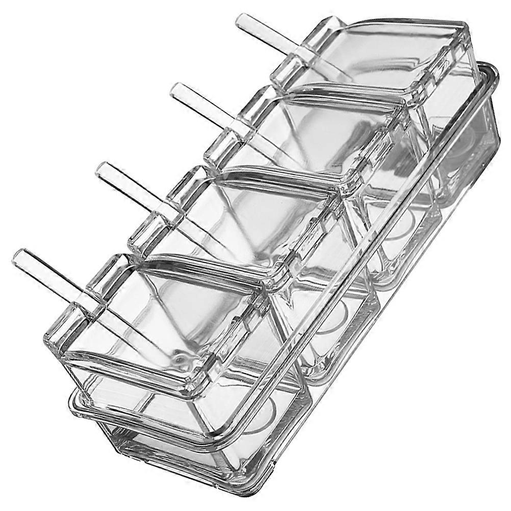 2Sets Acrylic Seasoning Box for Salt and Spice Storage