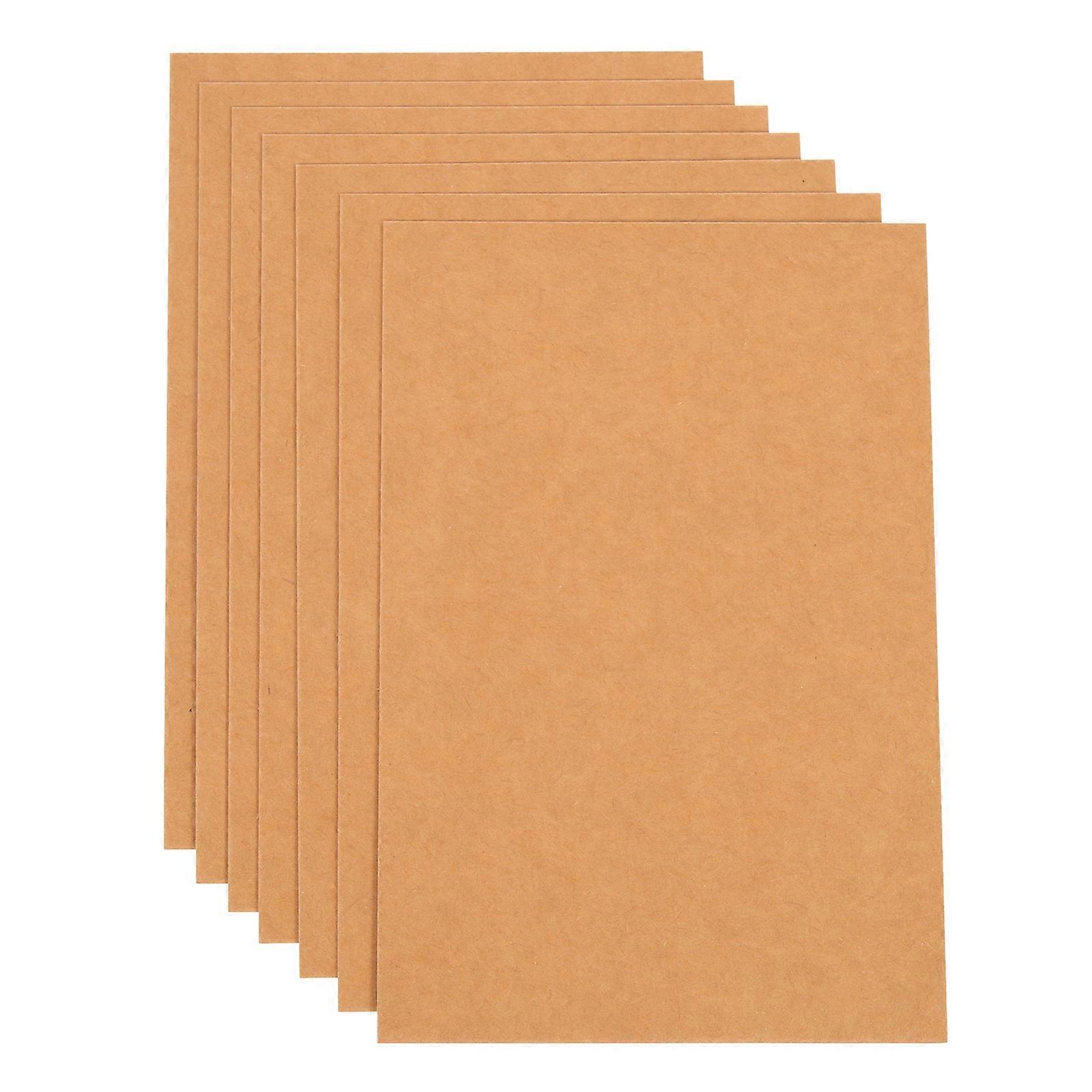 Hand-Painted Blank Cards Double-Side 200Pcs for DIY Light Brown Use