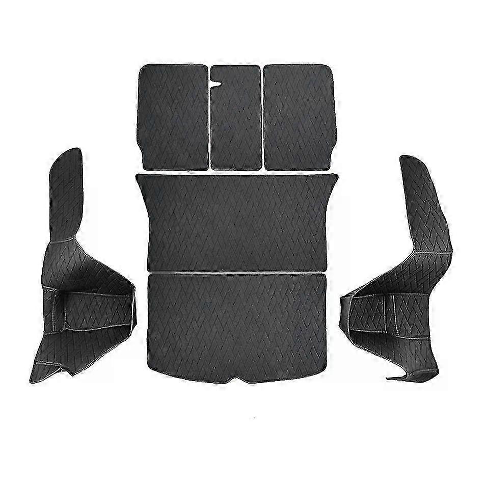 New Leather Trunk Mats Fully Surrounded Waterproof Non-Slip Liner Custom Floor mat for Tesla Model Y 3 Highland 2017 to 2024 2025