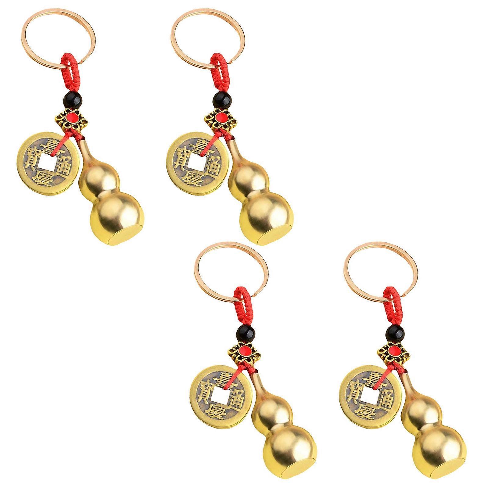 Golden Brass Gourd Keychain for 20Pcs Collection