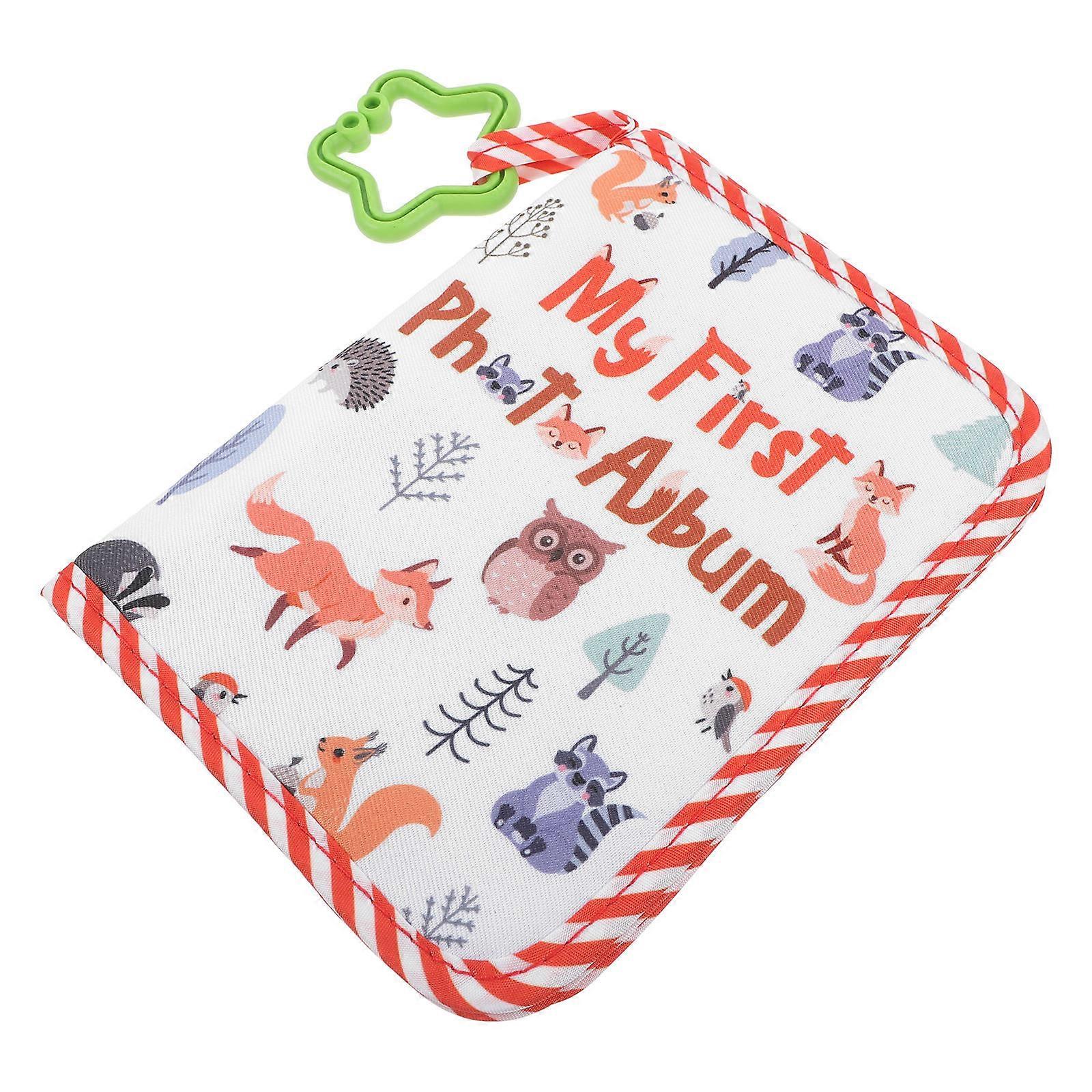 4Pcs Baby Album Soft Cloth Photo Storage For Newborn And Toddler Memory Book In Multi For Baby Showers
