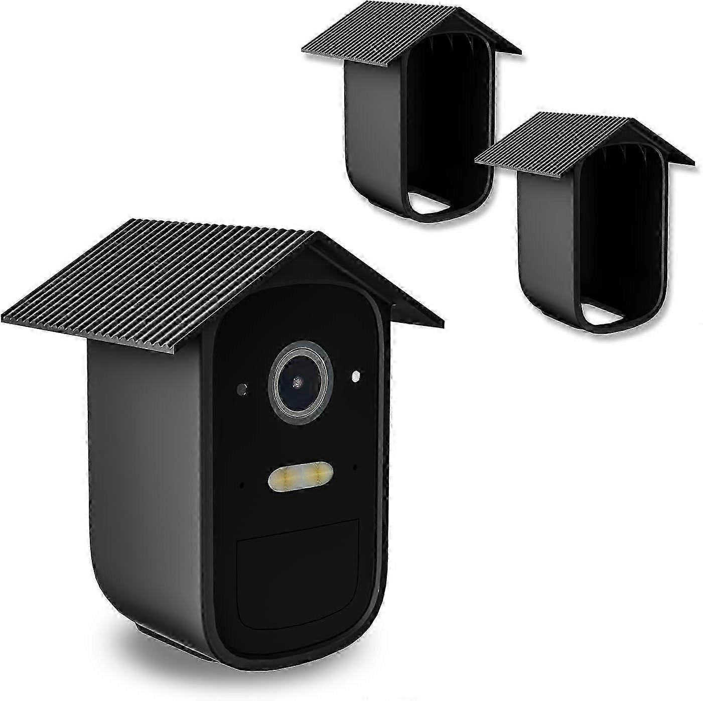 2025 Protective Silicone Casing for , Camouflage and Accessorize Security Camera,Silicone Sk,Waterproof and Anti-UV(2 Pack,Black)