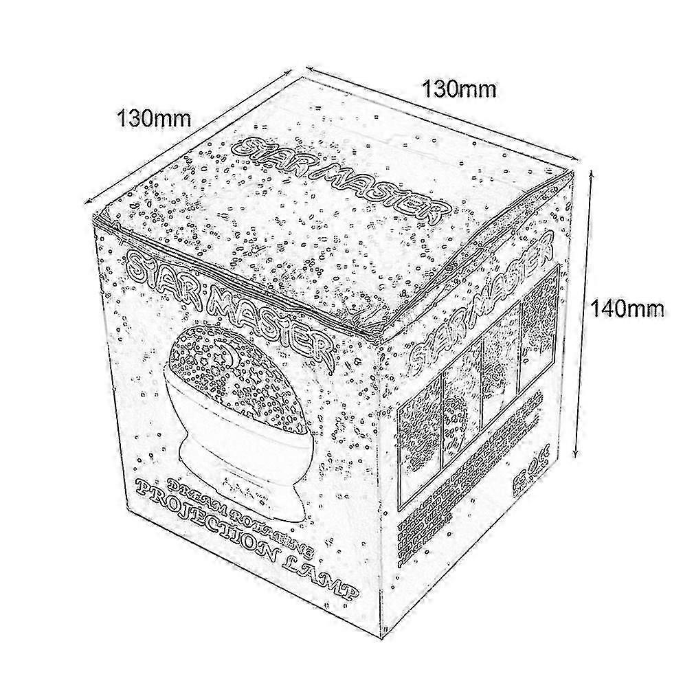 Amazing LED Night Sky Projector with Rotating Starry Effects and Flashing Lights