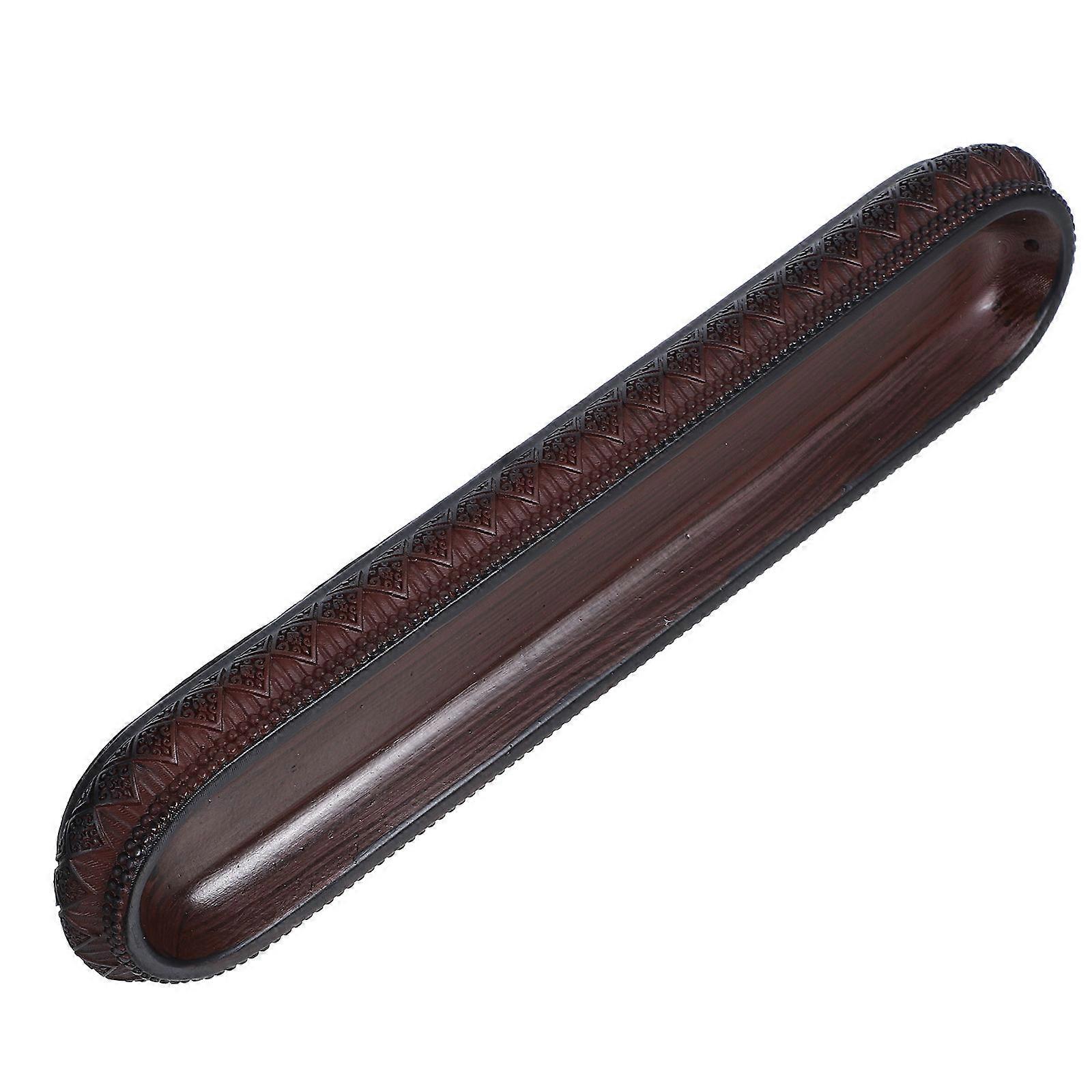 5Pcs Brown Resin Incense Stick Burner Holder for Home Use Rustic Tray