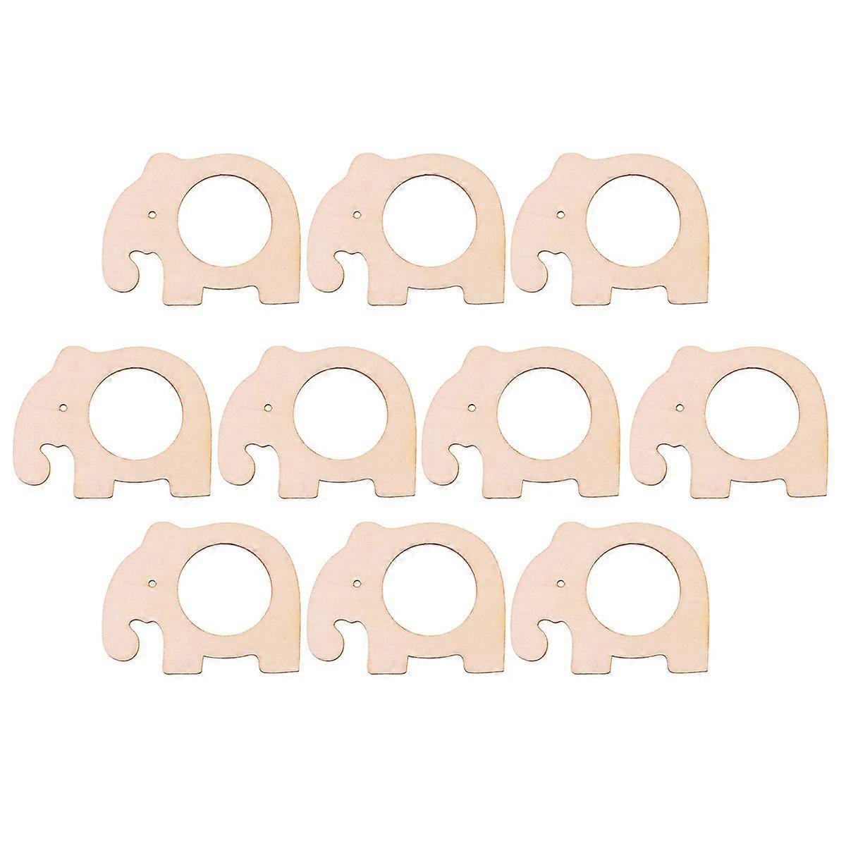 Creative Napkin Ring Wood Towel Ring for Decoration 30Pcs Set