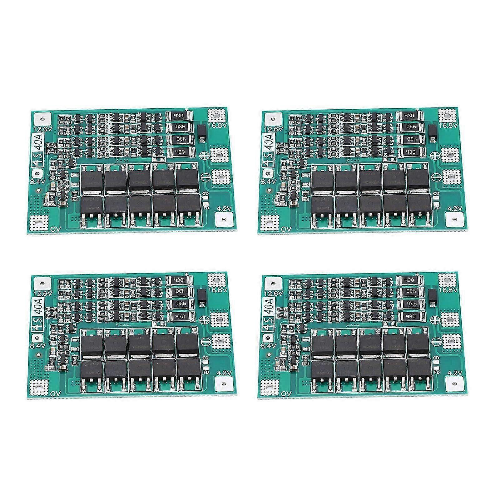 High quality  4pcs4 strings of 18650 lithium battery protection board with
