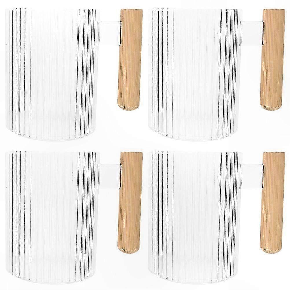Set of 4 Portable Reusable Toothbrush Cups for Home