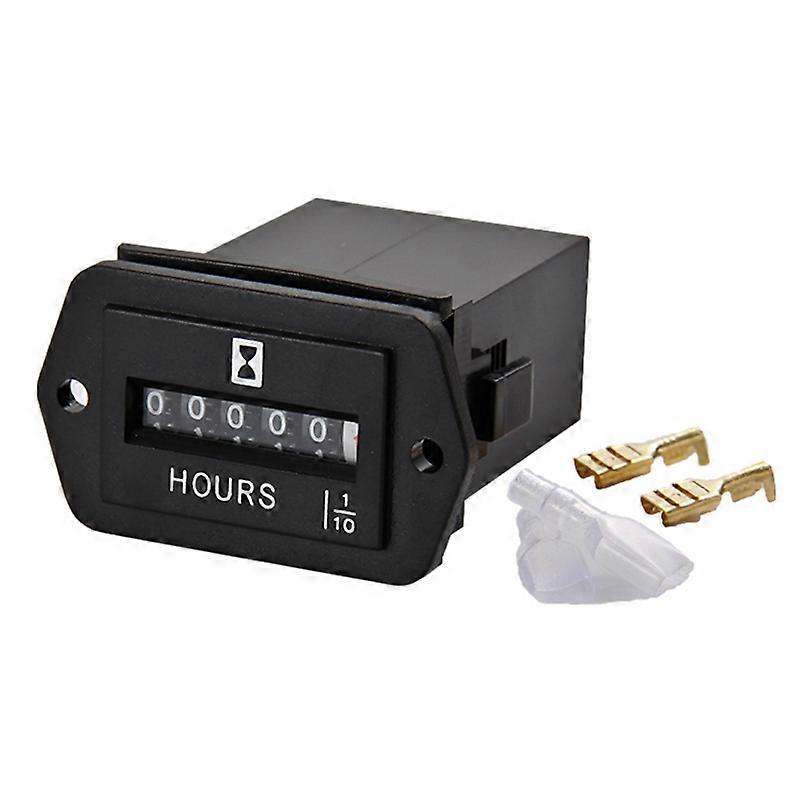 HM002 AC110-250V Timer Mechanical Hour Meter for Boat Motor Tractor