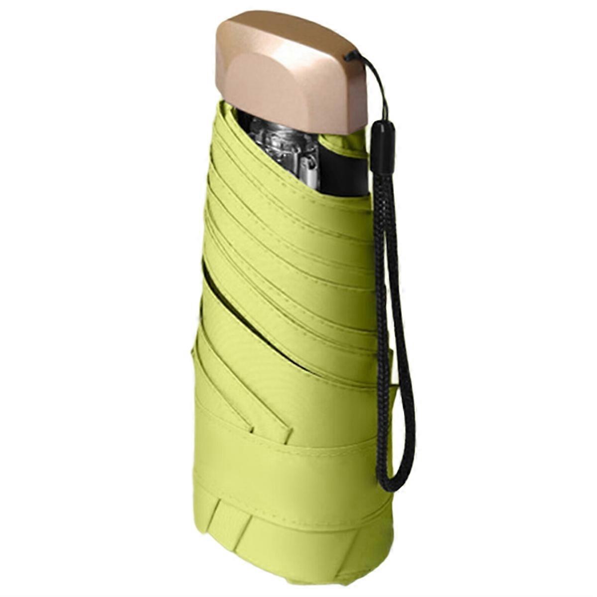 Folding Sun Umbrella UV Ultralight Folding Black Plastic Umbrella C