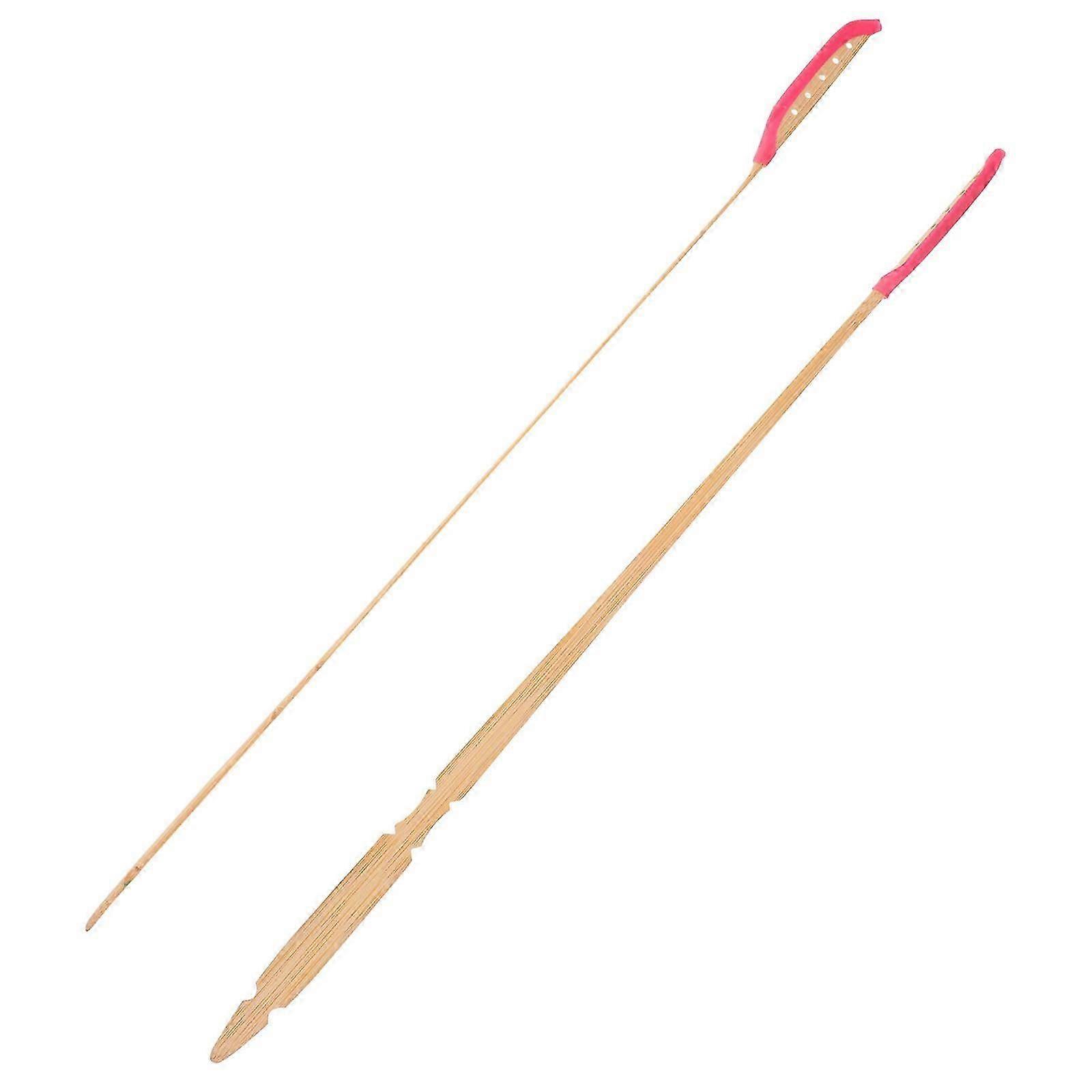 2Pcs Bamboo Dulcimer Key Strip Mallets For Replacement With Comfortable Grip In Multi Color Suitable For School Performance