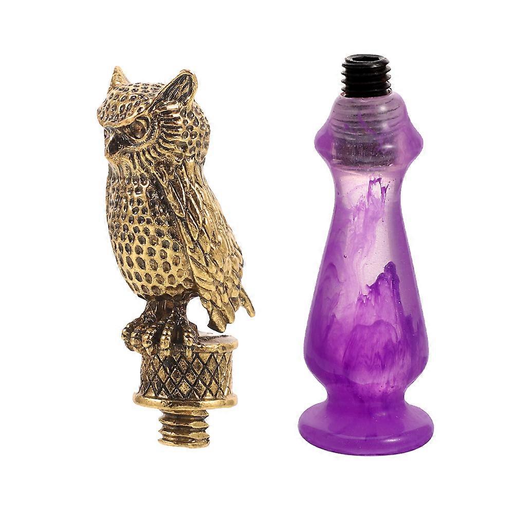 Wax Seal Handle for Envelope Stamp Replacement 4Pcs Metal Handles