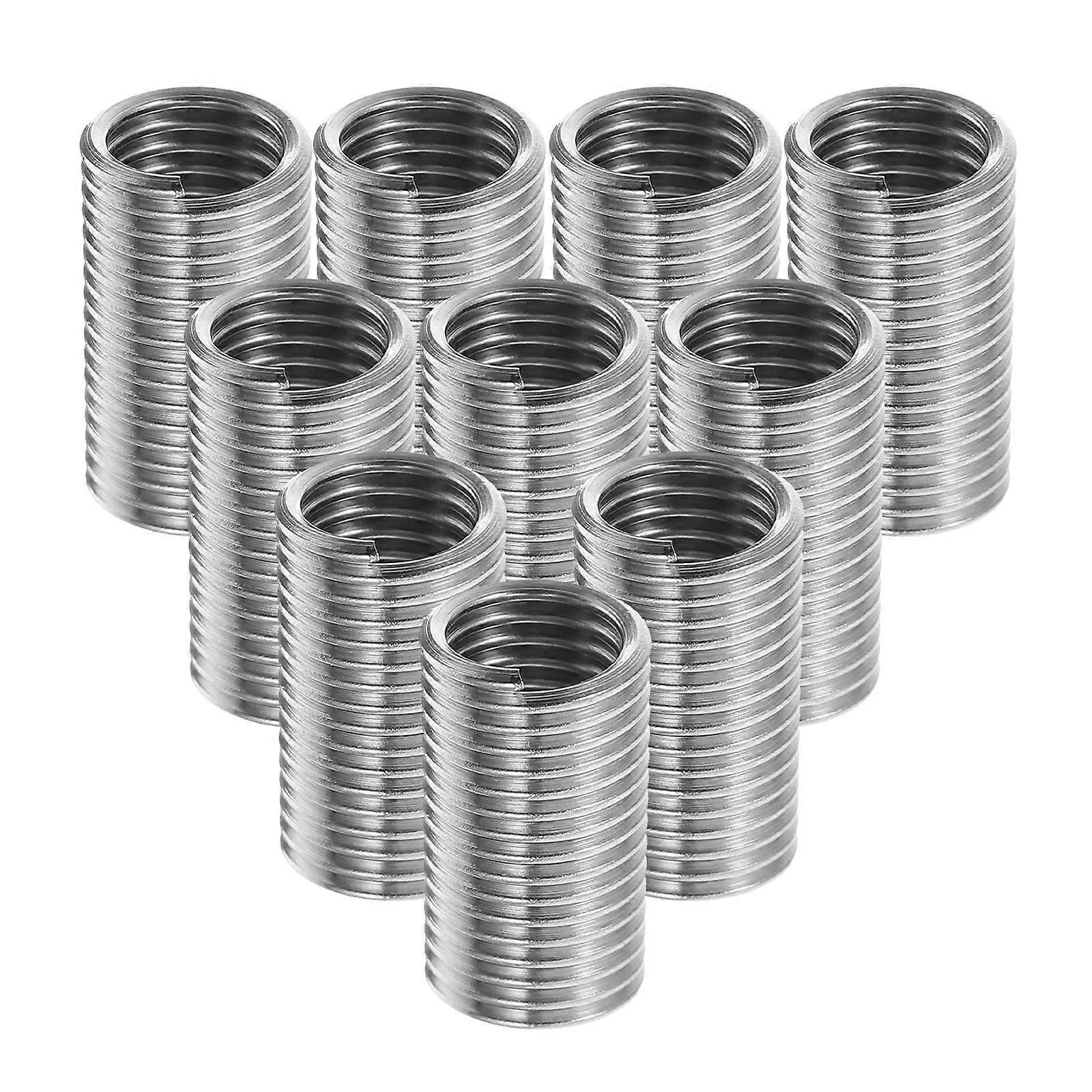 Screw Inserts Threaded Stainless Steel Repair Set 10Pcs for Machine Use