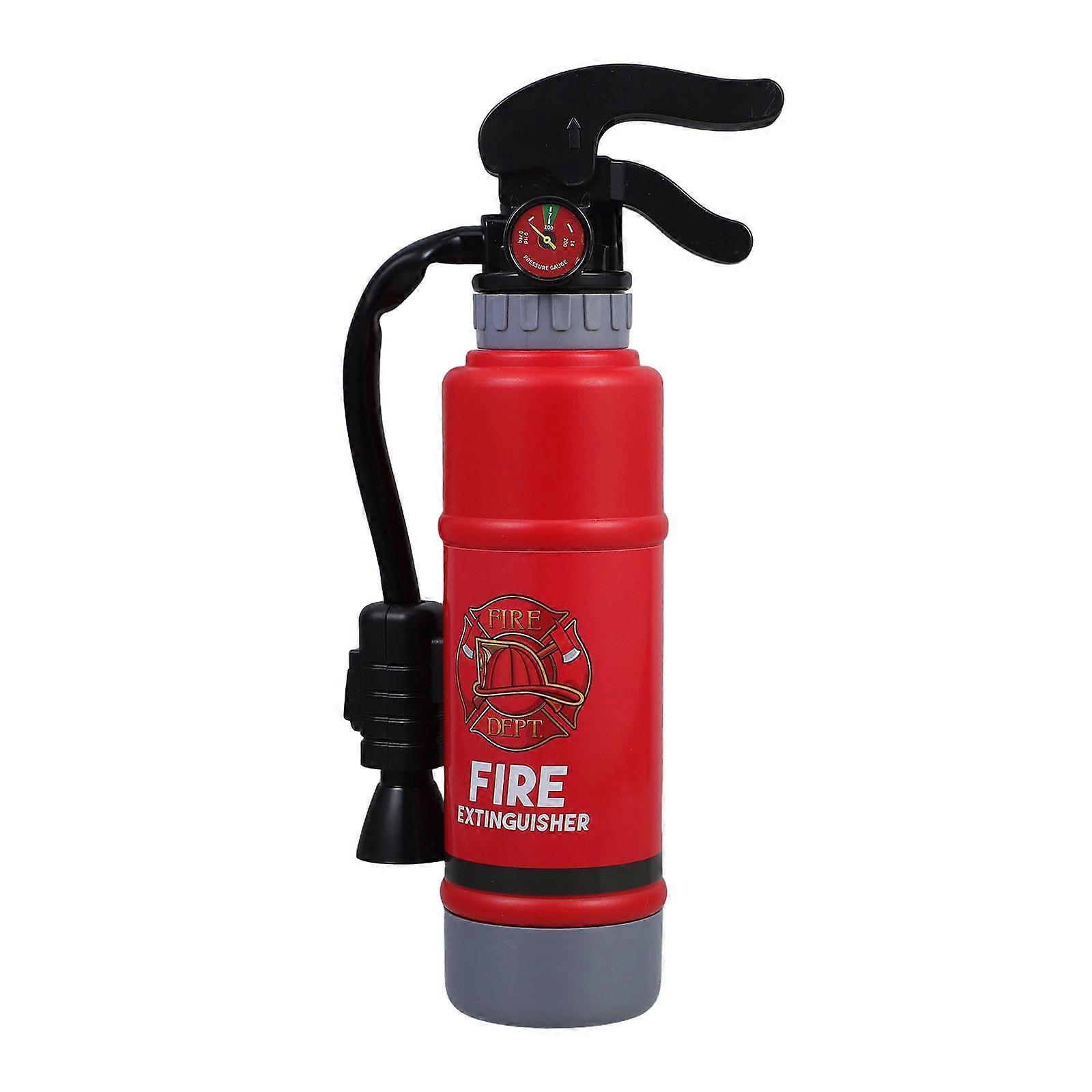 מטף כיבוי אש ריאליסטי מצחיק צעצוע תרסיס מים לילדים צעצוע מטף כיבוי אש כבאי משחק תפקידים צעצוע למסיבה לבריכה בחוף הים ולמשחק בחוץ