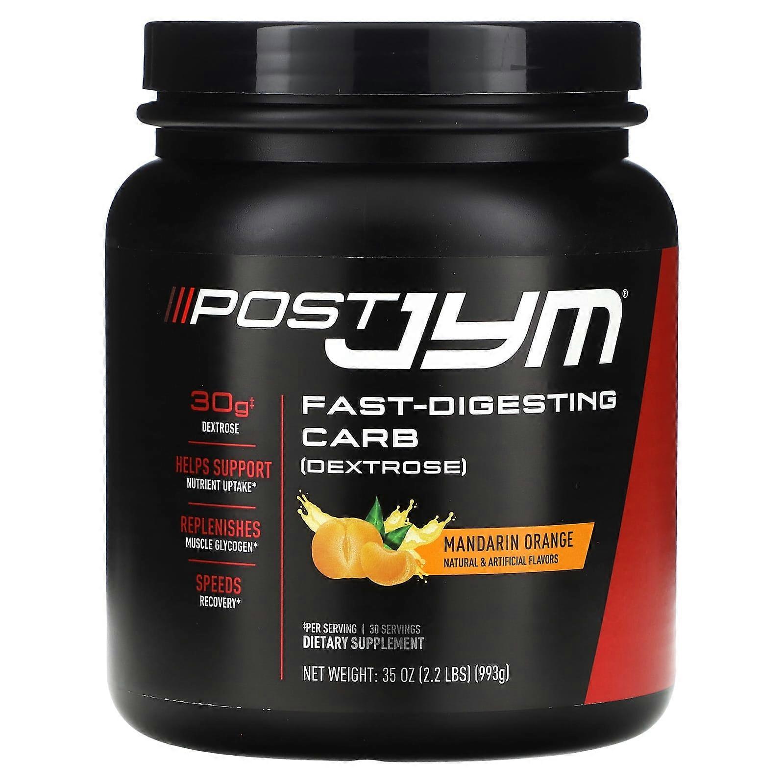 Post JYM, Fast-Digesting Carb, Mandarin Orange, 2.2 lbs (993 g)