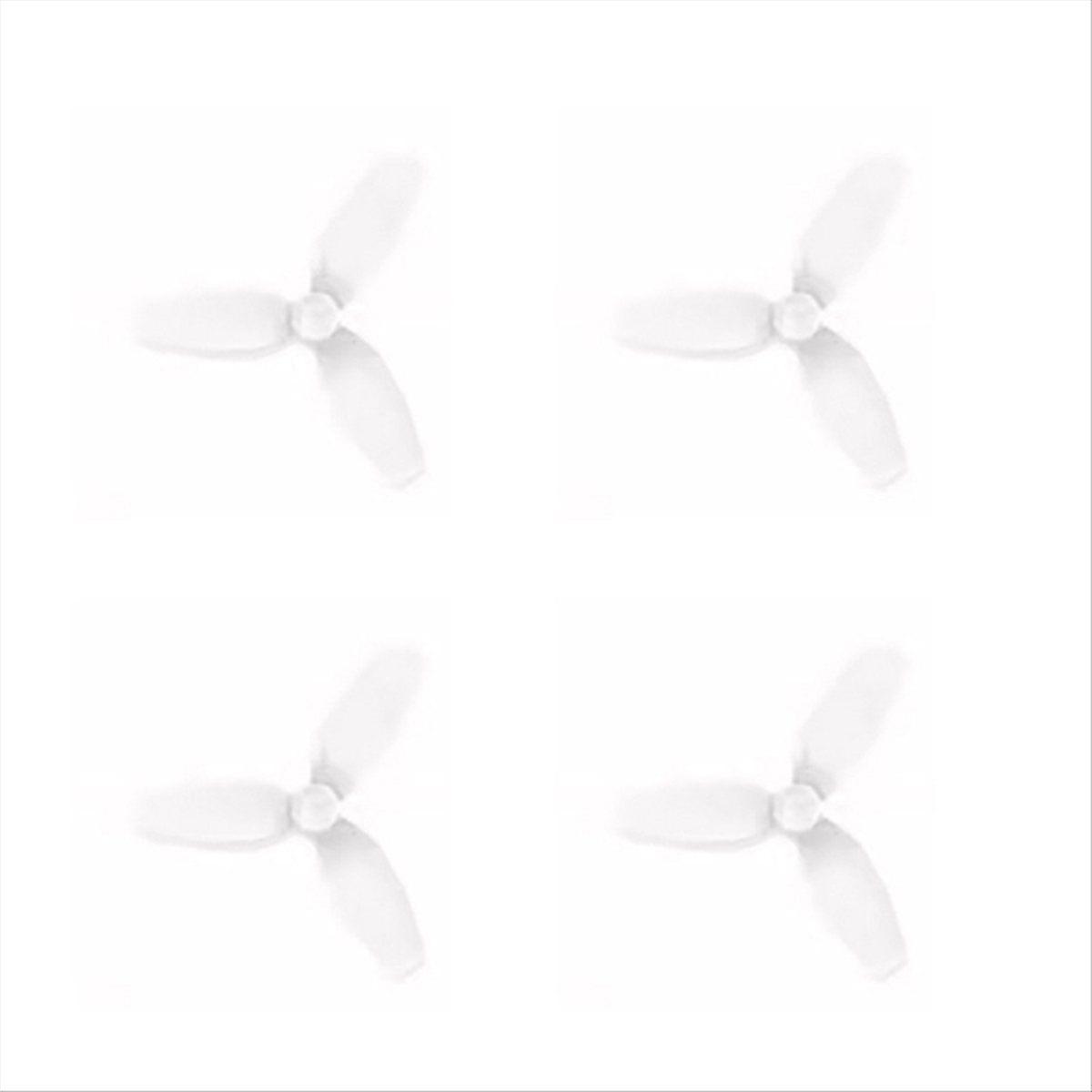 1.2x0.9x3 1.22inch 3-Blades Propeller PC FPV Propeller 1mm Shaft for RC FPV Drones Parts DIY White