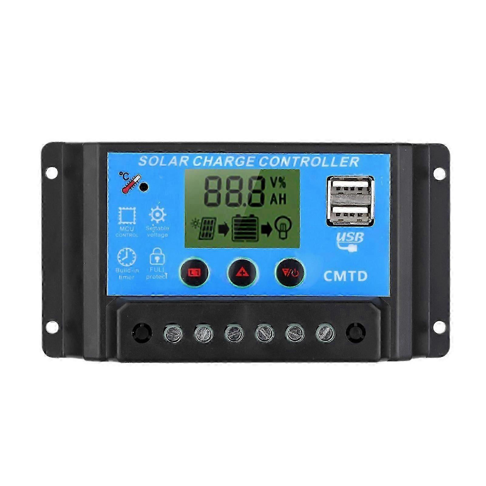 Solar Charge Controller Auto Solar Cell Panel Charger Regulator 26s