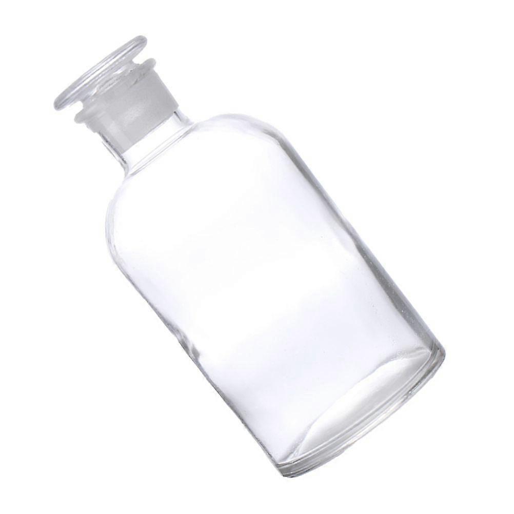 1pc Glass Reagent Bottle with Scale Small Mouth Reagent Bottle for Laboratory
