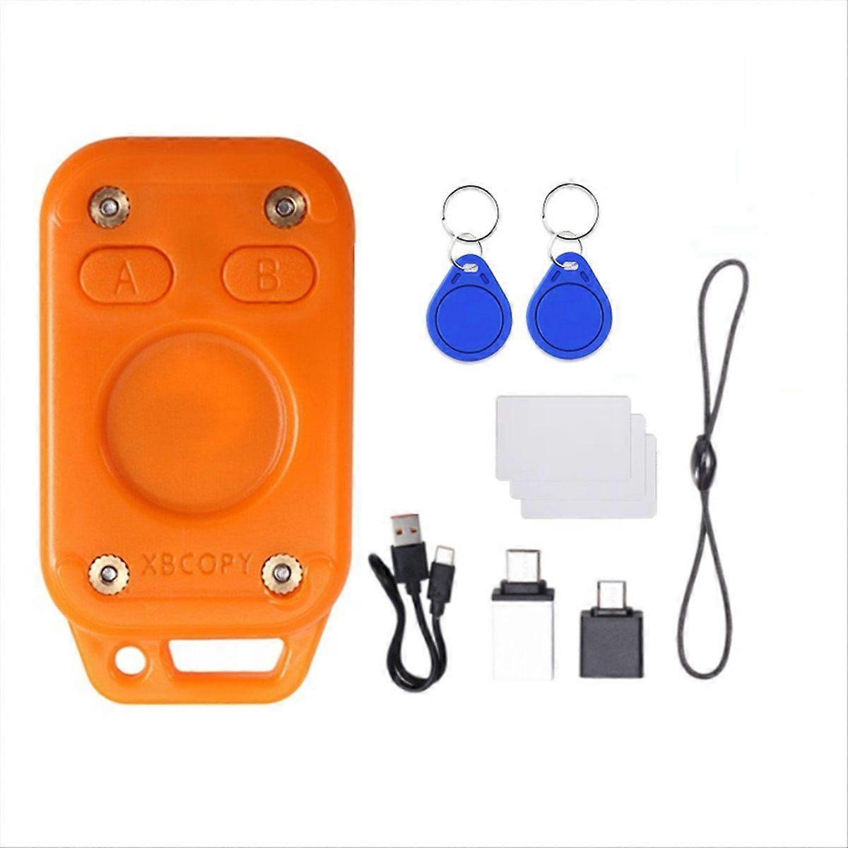 Restart Chameleon V2.0 RFID Emulator 125Khz 13.56Mhz Reader 2UID Keychain+3CUID White Card Chameleo