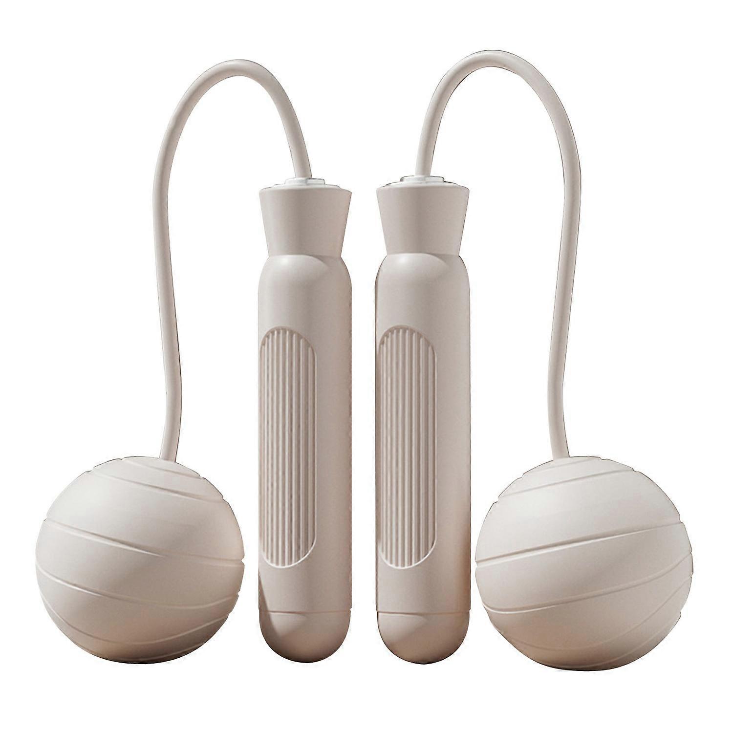 Jump Rope Silent Operation Weighted Design Portable Ropeless Skipping Rope for Adults Students for F