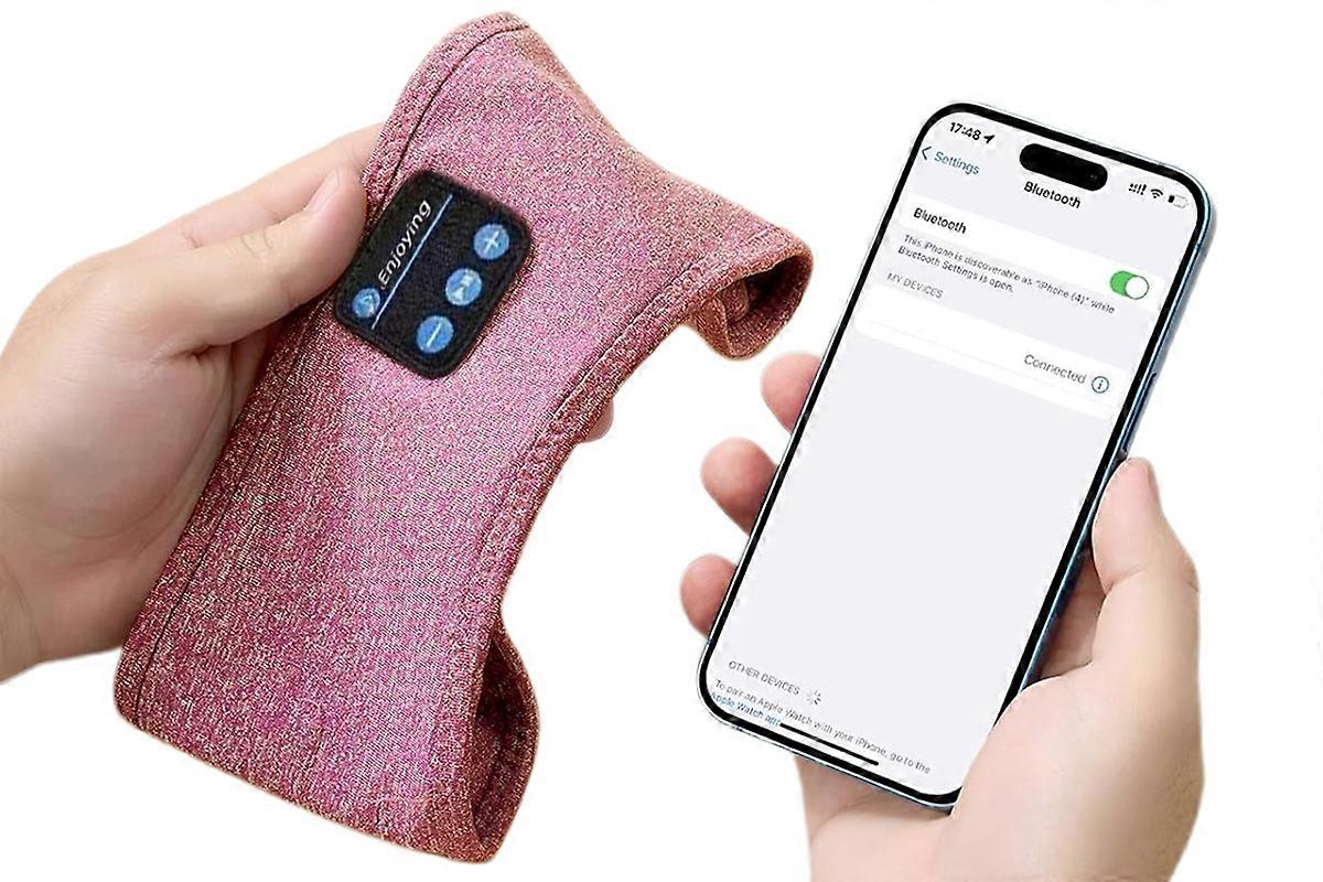 Bluetooth Music Headband Sleep Eye Mask for Running Yoga Calls