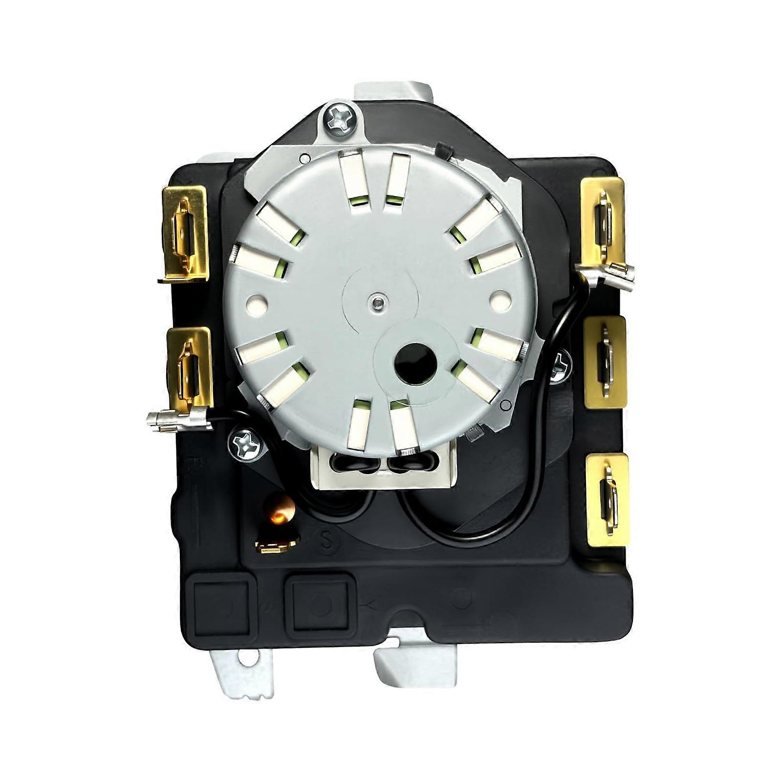 Energy Efficient Laundry Timer Plastic Texture Reduces Power Waste Precise Timing Suitable for Multiple Dryer Brands Multicolor